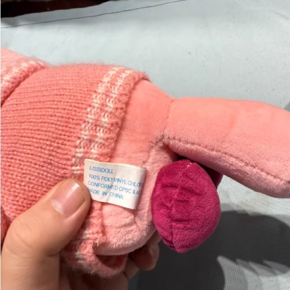 Pink Plush Toy with Sweater - Picture 4 of 4